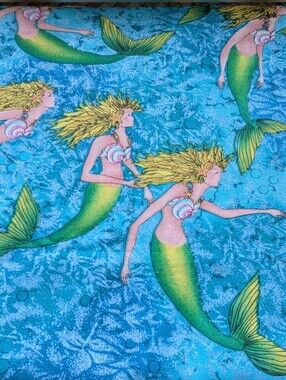 "Mermaids" Fabric from Michael Miller - 45" Wide x 110" Long (3 yards)